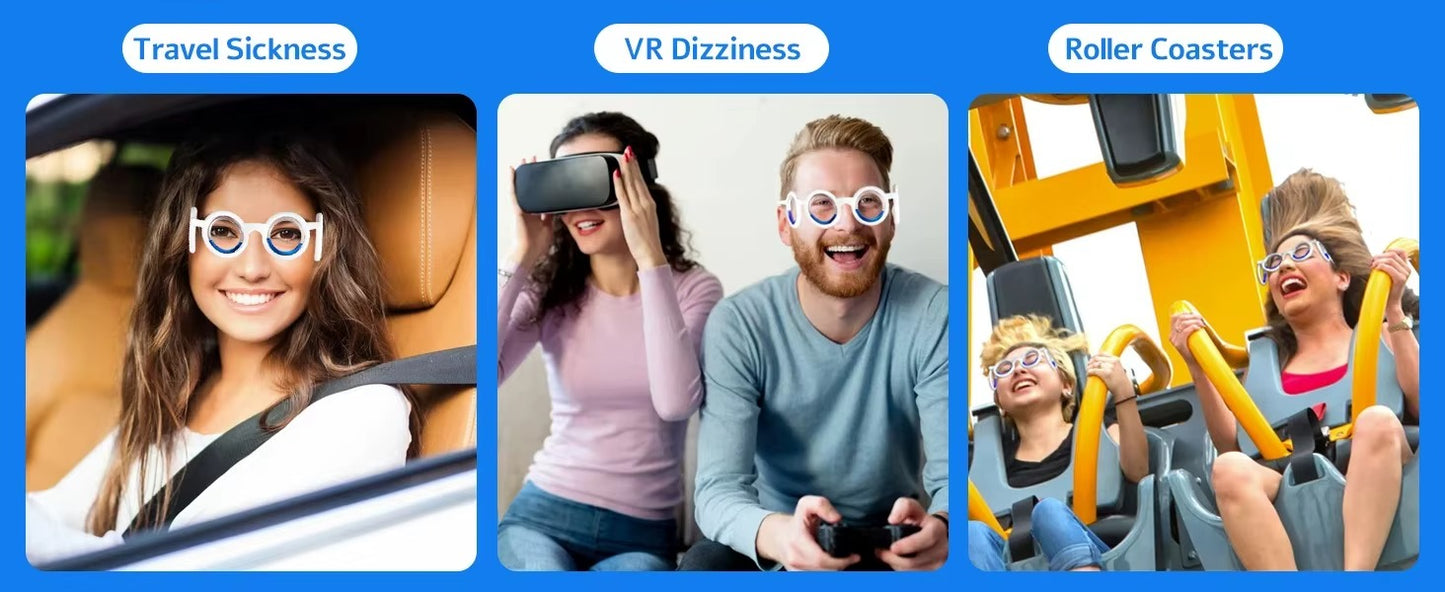 EquiliX™ | Okulary z technologią sztucznego horyzontu – Naturalna ulga w chorobie morskiej i lokomocyjnej
